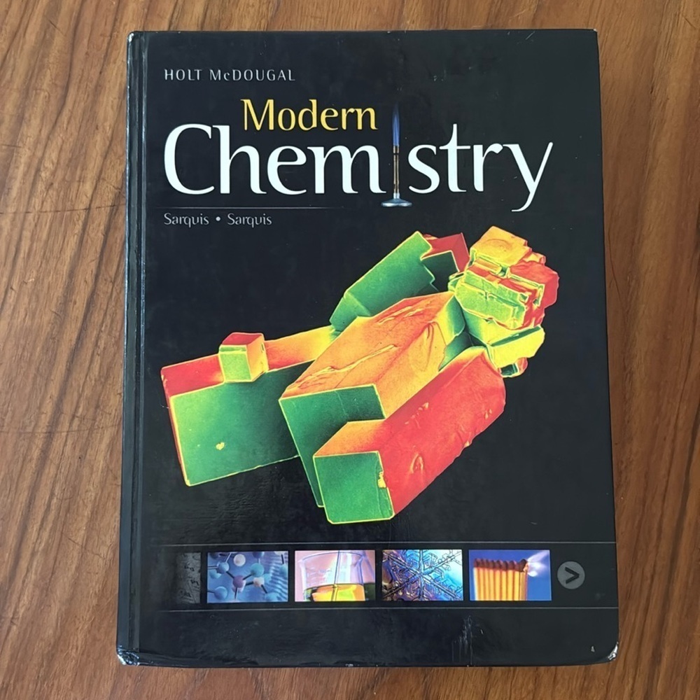 Modern Chemistry Textbook Holt McDougal ISBN 9780547586632